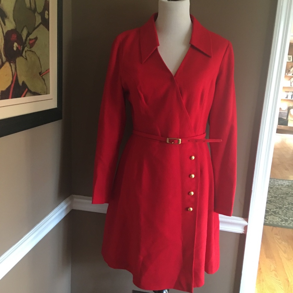 Kenar wrap dress Christmas classic
